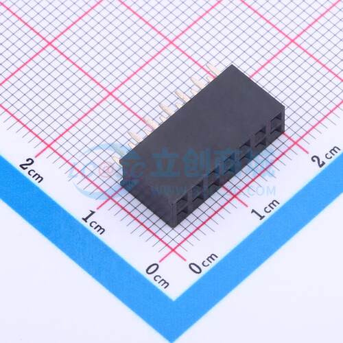 排母 FH-00098 插件,P=2.54mm 2x7P 方孔 原装 电子元器件配单