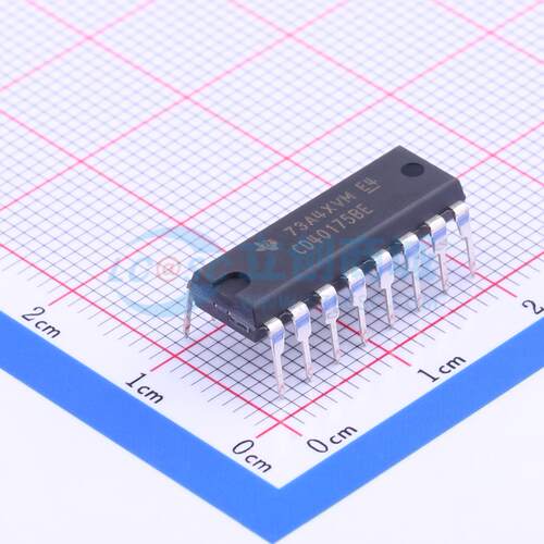 触发器 CD40175BE PDIP-16 原装正品 电子元器件配单