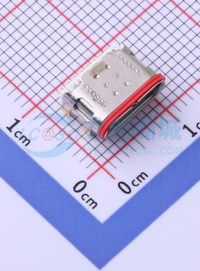 USB连接器 GT-USB-7079B SMD 防水IPX6，16pin；CH=1.63mm，L=7.3