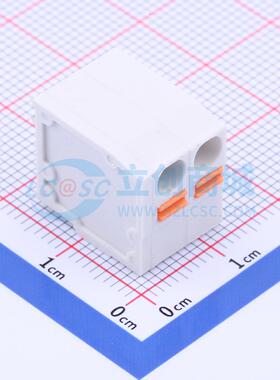 弹簧式接线端子 KF239-5.08-2P 插件,P=5.08mm 1x2P 5.08mm 原装