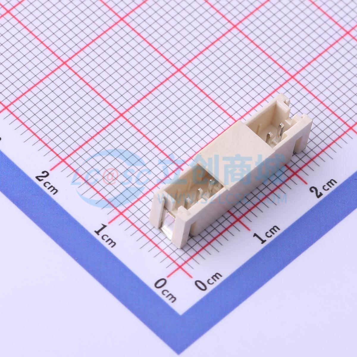 线对板针座 PH2001-LT-09 SMD,P=2mm 1x9P 立贴 电子元器件配单