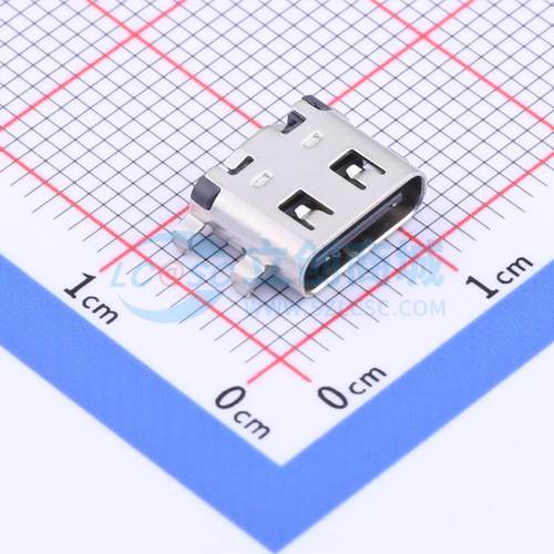 USB连接器 U262-161N-4BCS73-08T SMD 16PIN 沉板0.8 成型款,有弹