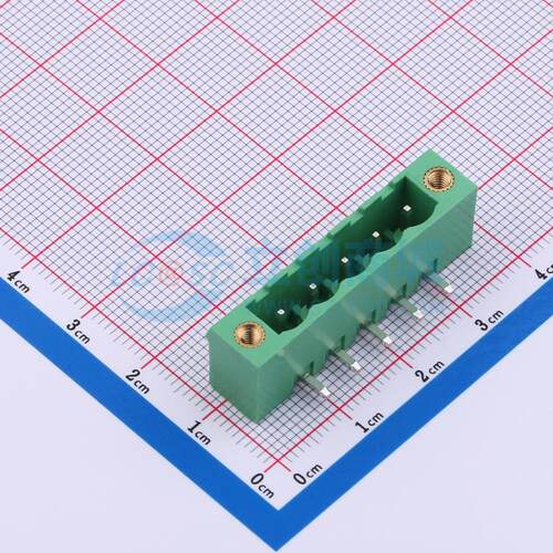 插拔式接线端子 MX2EDGRM-5.08-05P-GN01-Cu-A 插件,P=5.08mm 1x5