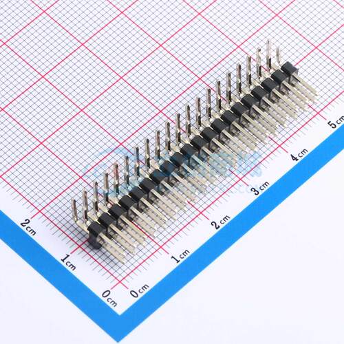 排针 HDGCPH254-PW02-20 弯插,P=2.54mm 2x20P 电子元器件配单