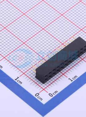 排母 FH-00677 插件,P=2mm 2x11P 方孔 原装正品 电子元器件配单