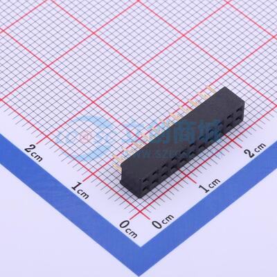排母 FH-00677 插件,P=2mm 2x11P 方孔 原装正品 电子元器件配单