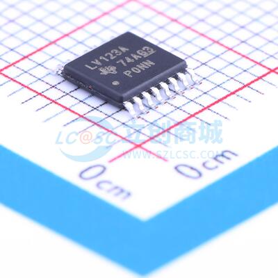 单稳态多谐振荡器 SN74LV123APWR TSSOP-16 原装 电子元器件配单