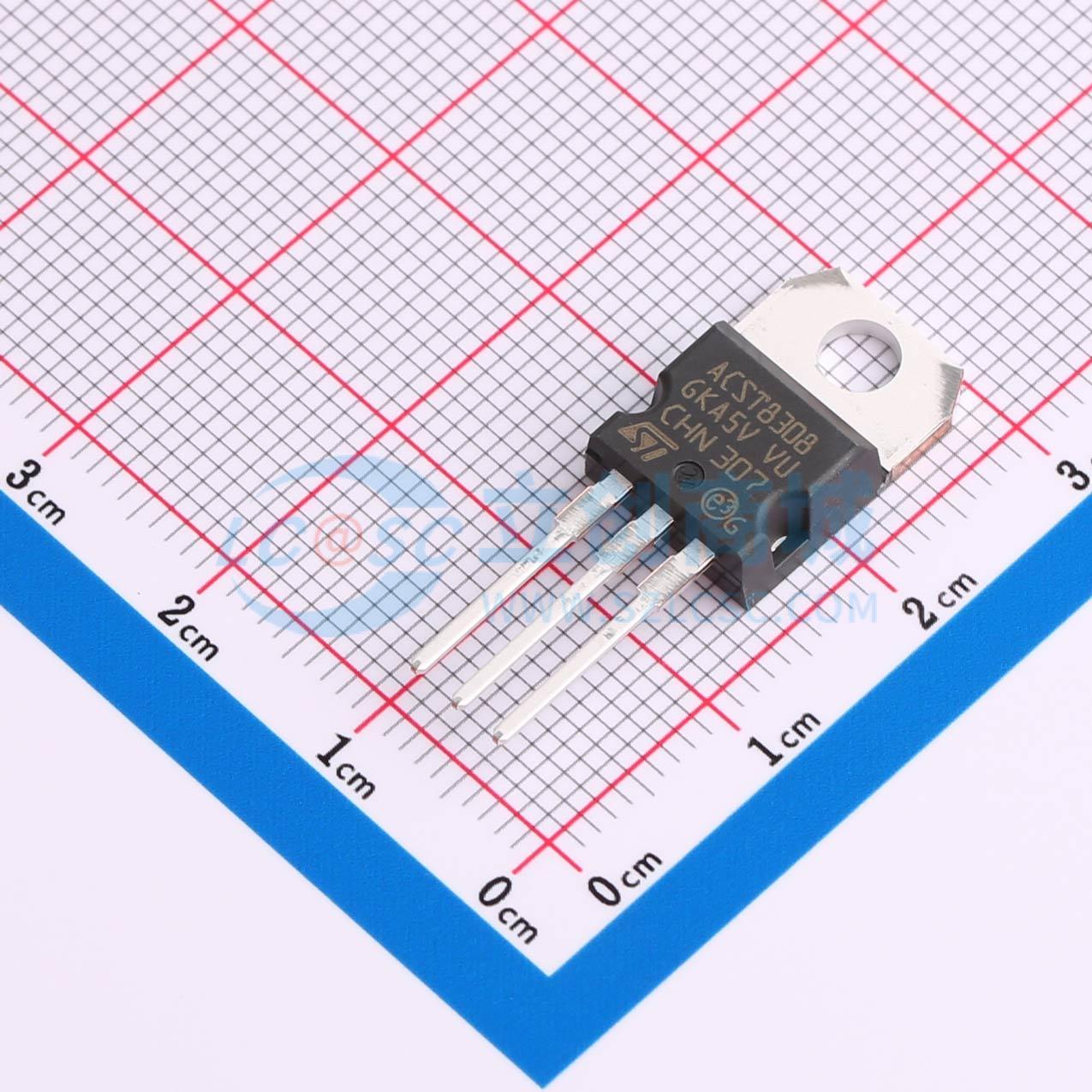 晶闸管(可控硅)/模块 ACST830-8T TO-220AB ST(意法半导体) 原装