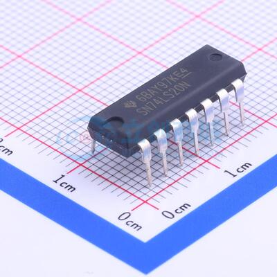 逻辑门 SN74LS20N DIP-14 原装正品 电子元器件配单