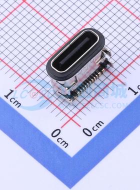 USB连接器 GT-USB-7079A SMD 防水IPX6，16pin；CH=2.03mm，L=7.3