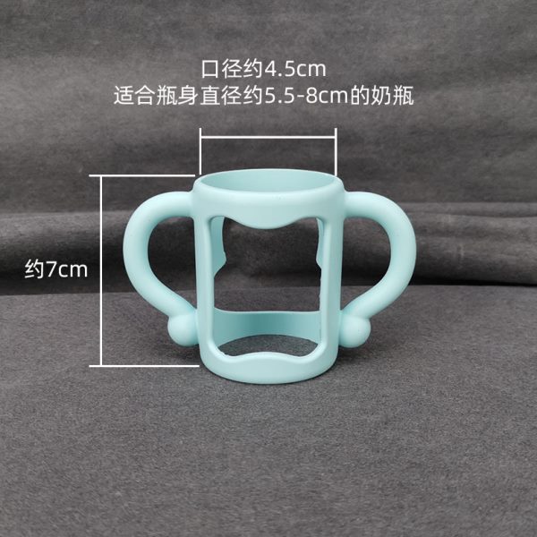 宝宝水杯耐高温软通用把柄手性弹配件手柄奶壶婴儿奶瓶硅胶把