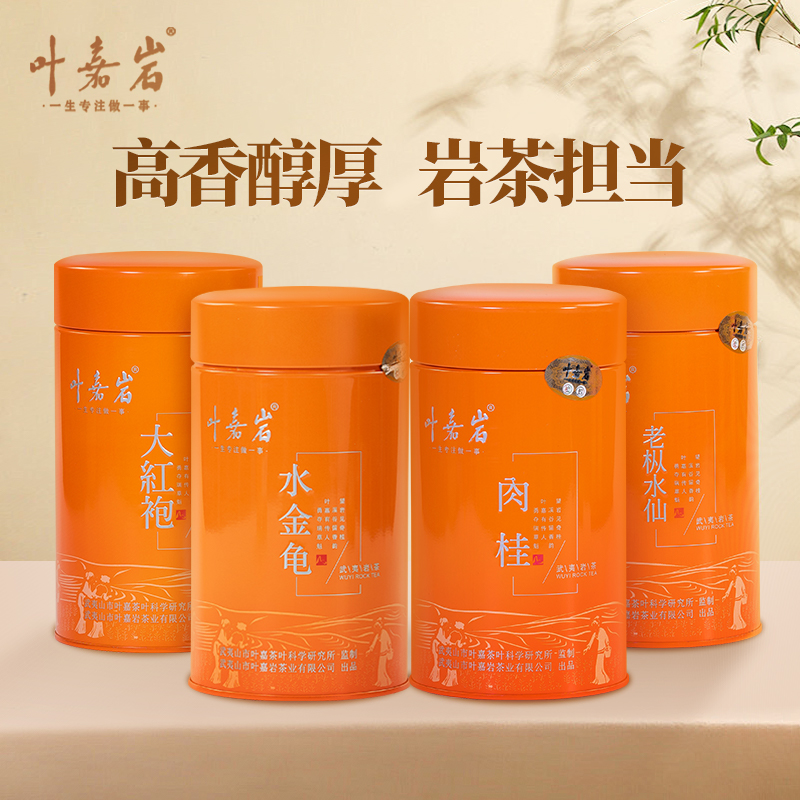 叶嘉岩铁罐肉桂武夷山岩茶礼盒