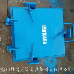 烟道方形检查门450*450矩形人孔门人孔现货供应不锈钢锅炉专用