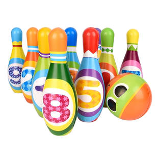 儿童保龄球玩具套装2实心室内宝宝亲子运动3岁幼儿园球类男孩