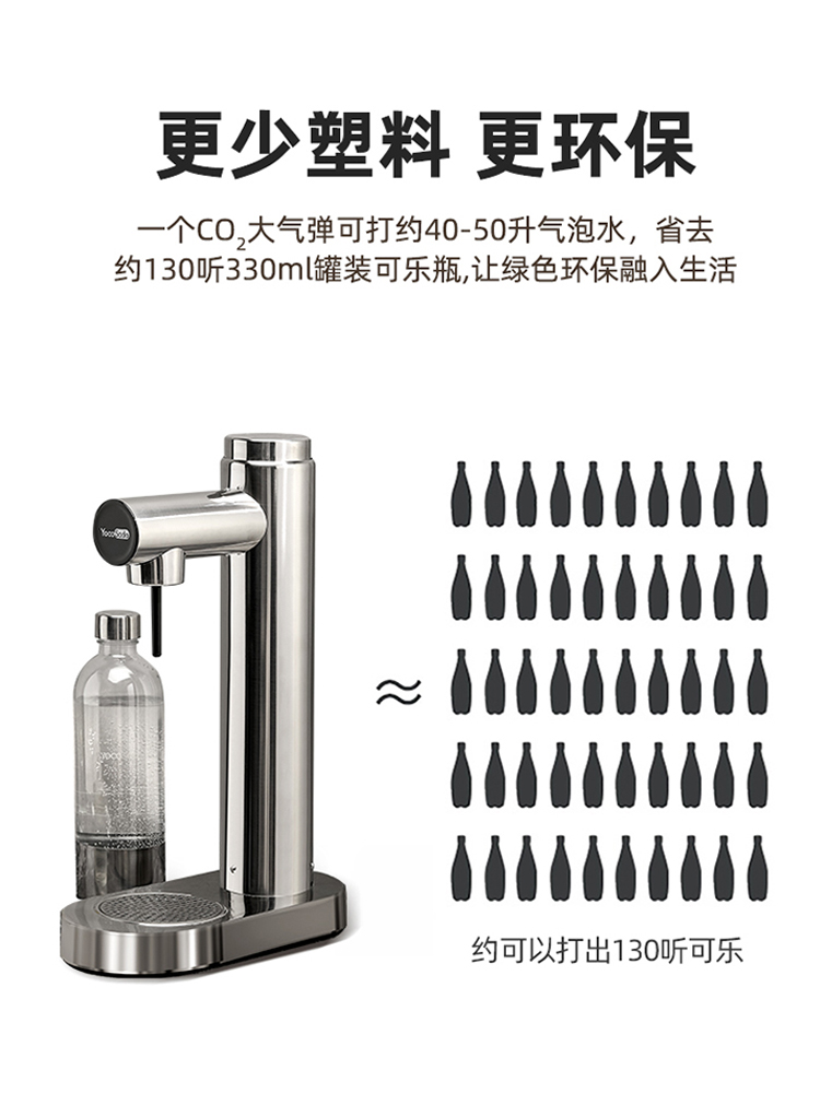 Yocosoda Uco Sparkling Water Machine Home Soda Water Maker Carbonated Drink Commercial Sparkling Machine