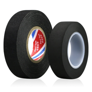 绒布胶带线束胶带耐高温电工线束胶布线速涤纶胶布线束布胶带布胶布汽车发动机舱隔音线路屏蔽绝缘胶带