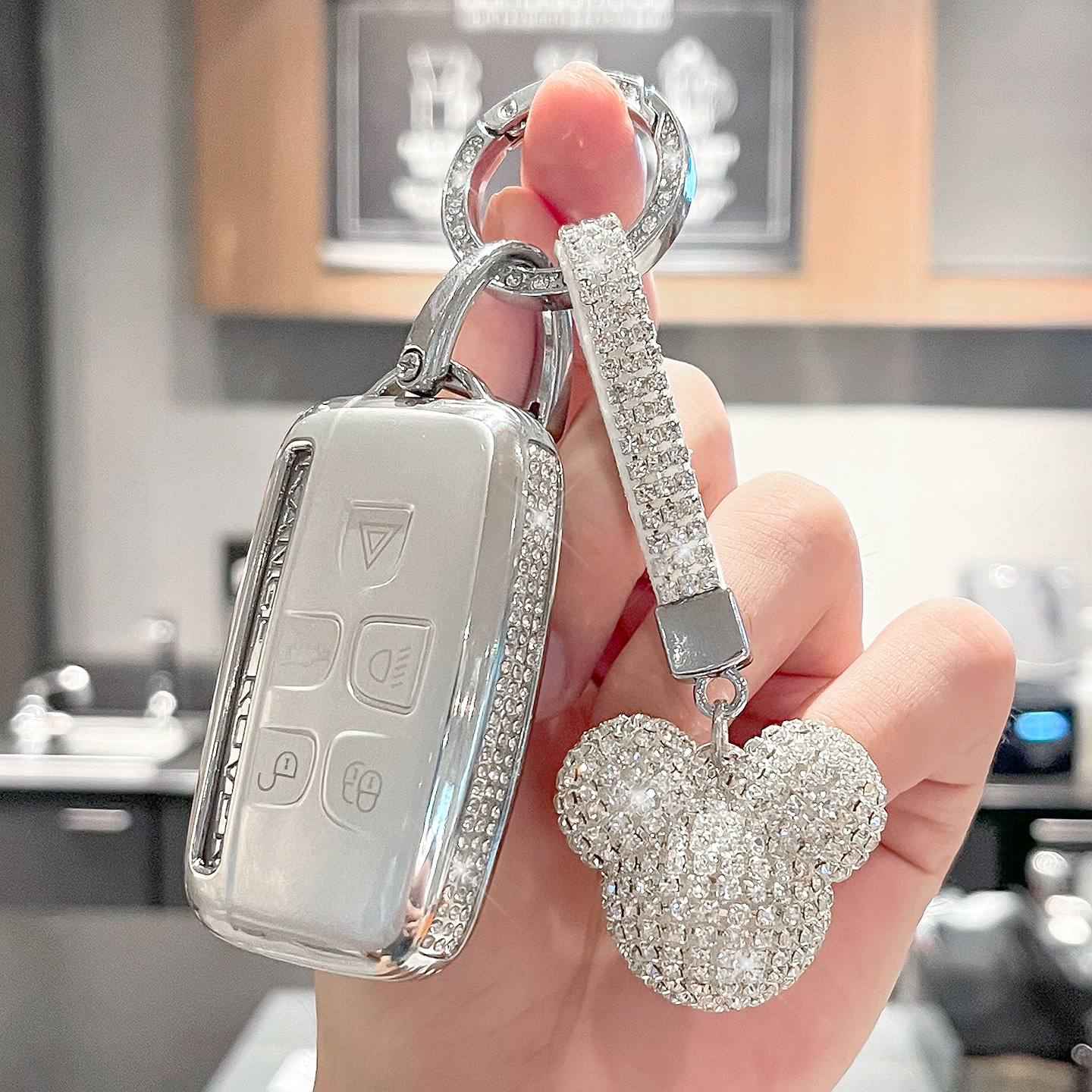 适用路虎钥匙套极光发现4神行者揽胜星脉5卫士车运动版壳扣男女士