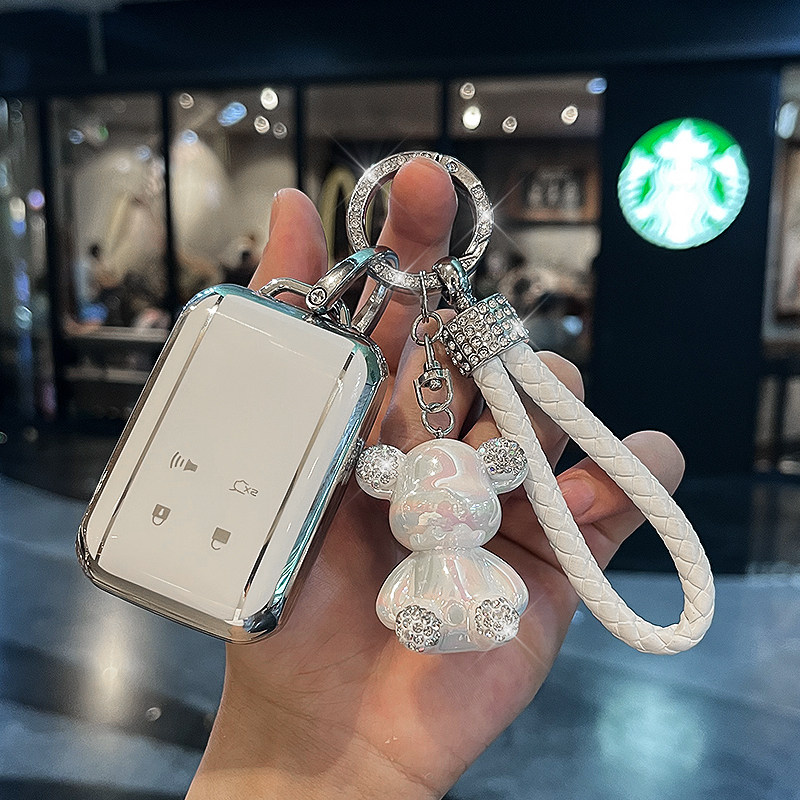 适用马自达钥匙套EZ6实体蓝牙遥控25款EZ-60感应高档车卡片包壳扣