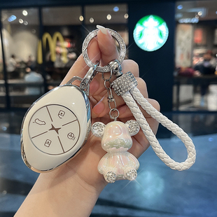 适用小鹏钥匙套p7i加壳g6扣新款G9汽车p5mona m03男g3i卡片女士