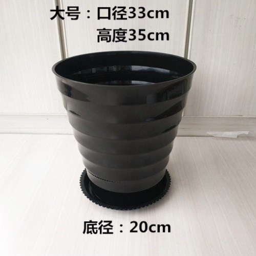深花盆加深加高陶瓷客厅深水桶养花超特大花盆仿陶瓷塑料花盆