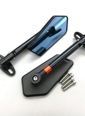 适用 川崎ZX-6R ZX636 忍者NINJA300 彷赛600机车改装CNC后照镜