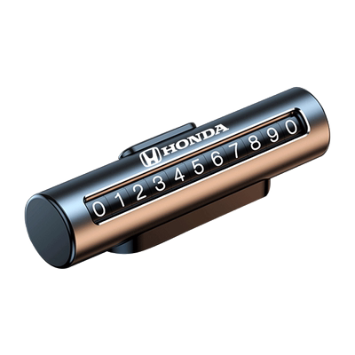 汽车高级感金属临时停车号码品牌