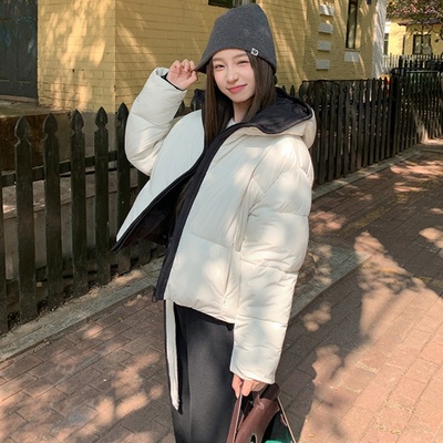 芯依梦聚酯纤维短款通勤宽松