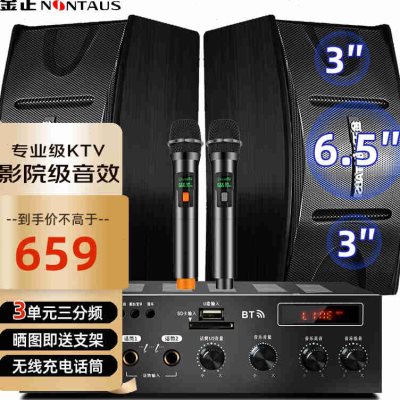 金正家庭KTV音响套装卡拉OK点歌机一体机会议室唱歌电视客厅蓝牙
