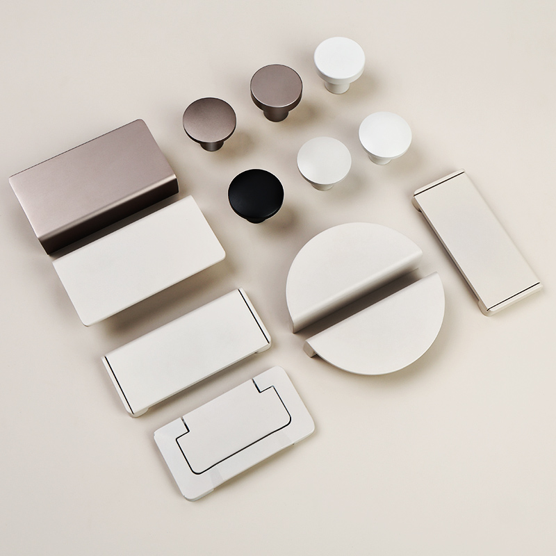 单孔拉手铝合金半圆形现代简约