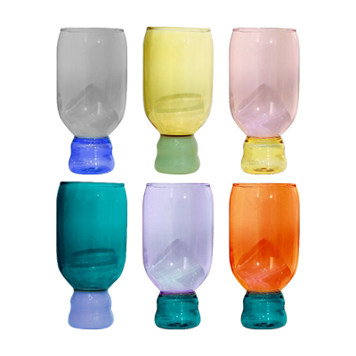 wvii无铅耐热玻璃ins风手工水杯