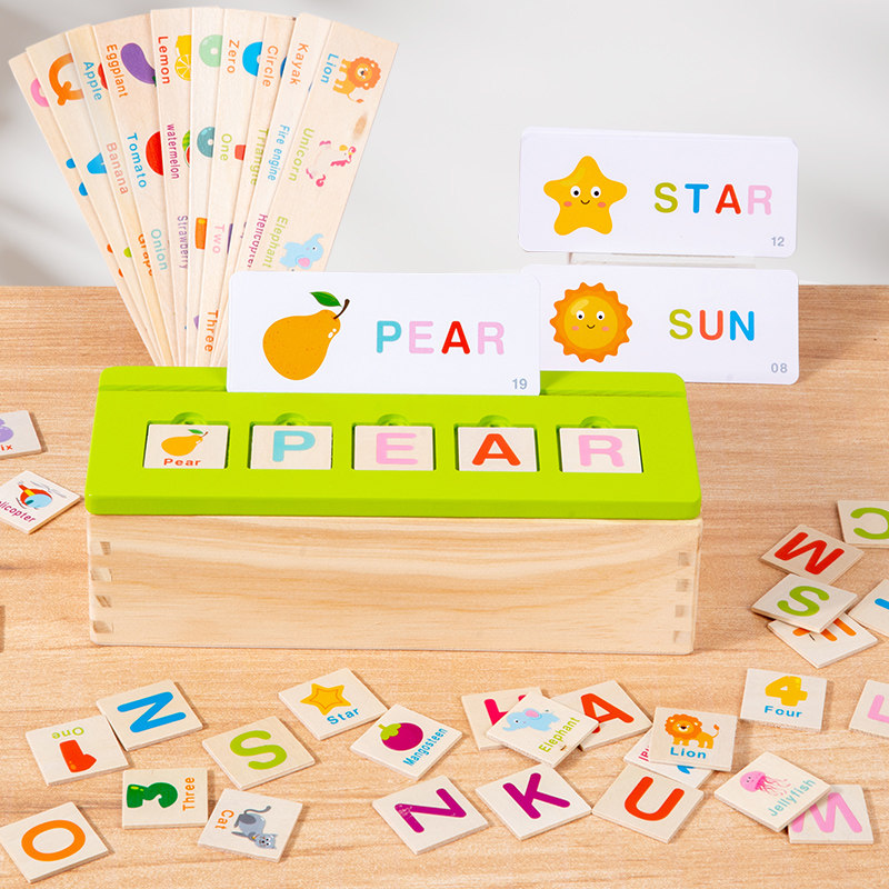 幼儿早教知识分类盒互动桌游玩具