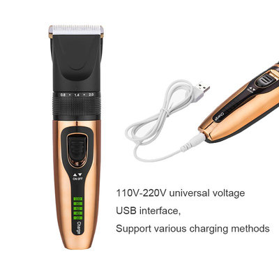 速发Electric Cordless Hair Trimmer Barber Haircut USB Rechar