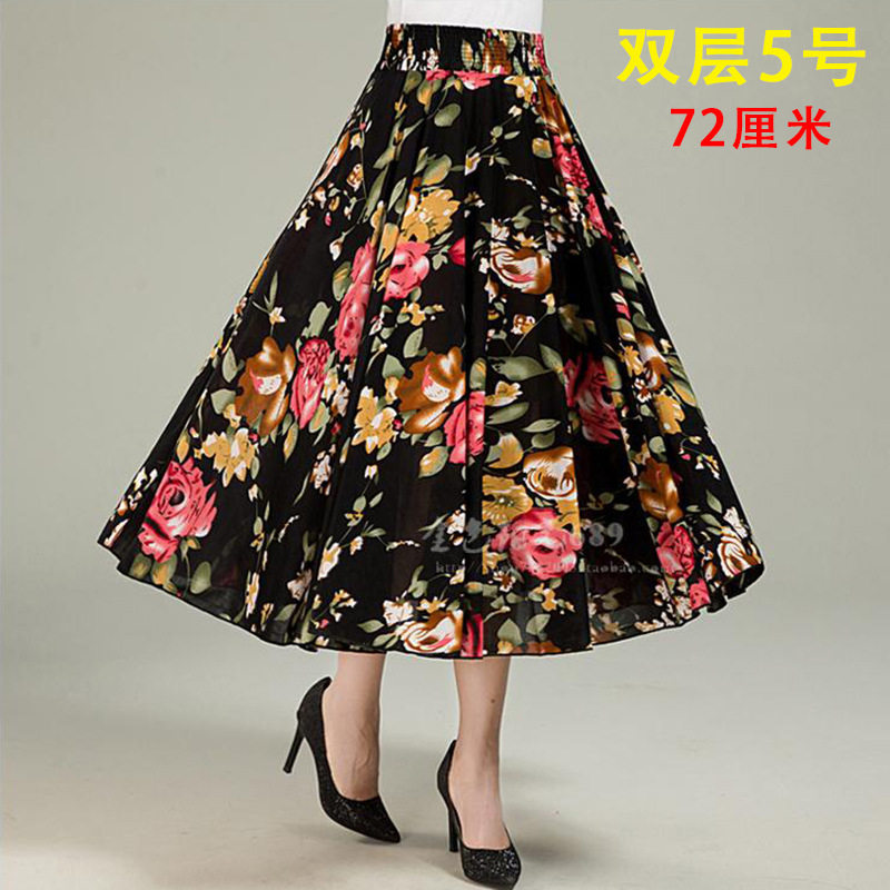 广场跳舞裙中长款夏季妈