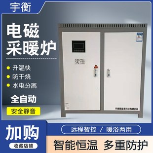 电磁落地式采暖炉智能变频电采暖炉 煤改电电磁加热家用供暖锅炉