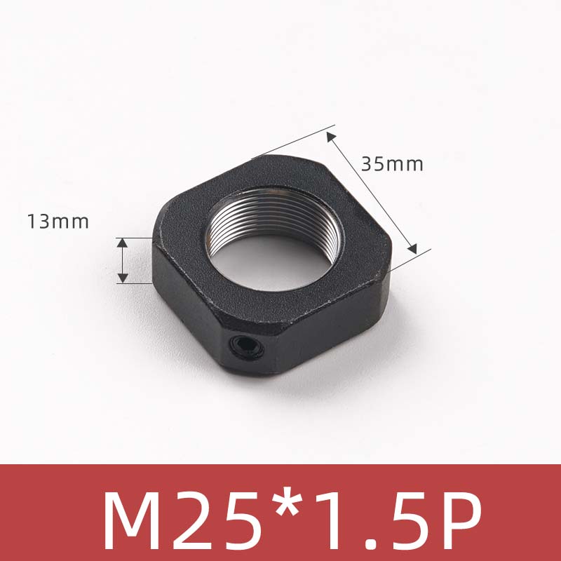 RN方型精密锁紧螺母滚珠丝杆轴承防松止退四方螺帽M5M6M8MX10-M50
