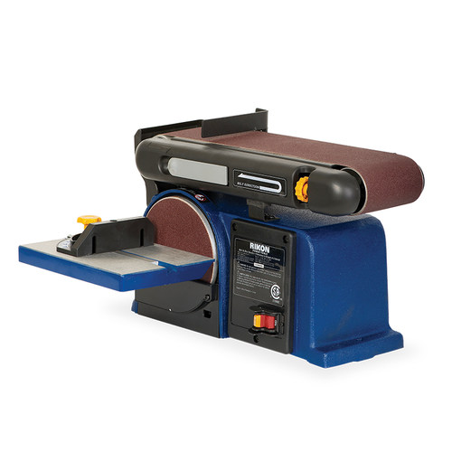 RIKON木工砂带砂盘机抛光打磨桌轻型多功能圆形弧形打磨机50-112