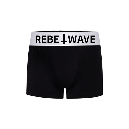 REBEL WAVE“╋”奥地利兰精莫代尔速干透气抗菌平角冰丝标语内裤