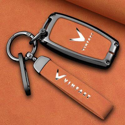 适用跨境越南vinfast汽车钥匙套LUX A金属壳VF356防丢改装挂扣