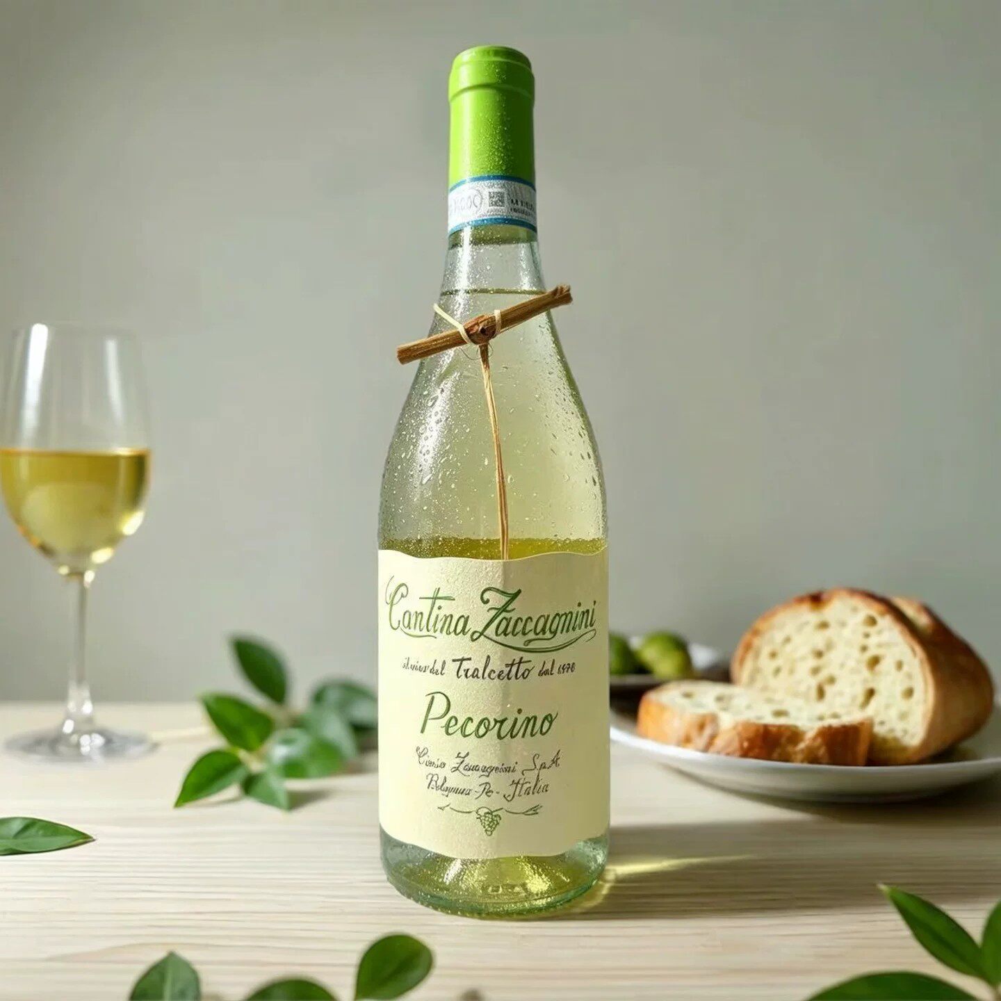 意大利 莎卡尼尼酒庄佩哥里诺干白葡萄Pecorino 树枝酒 清新果香