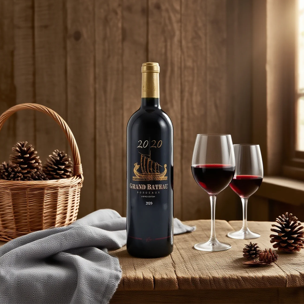 小龙战舰红葡萄酒干红限量版2020小龙船红酒法国原瓶进口波尔多红