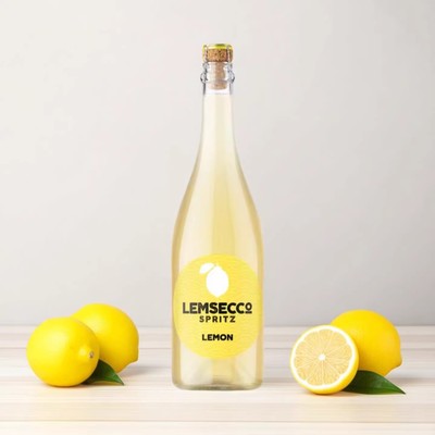 澳洲原瓶柠檬赛克柠檬味起泡鸡尾酒配制酒Lemsecco Spritz 柠檬酒