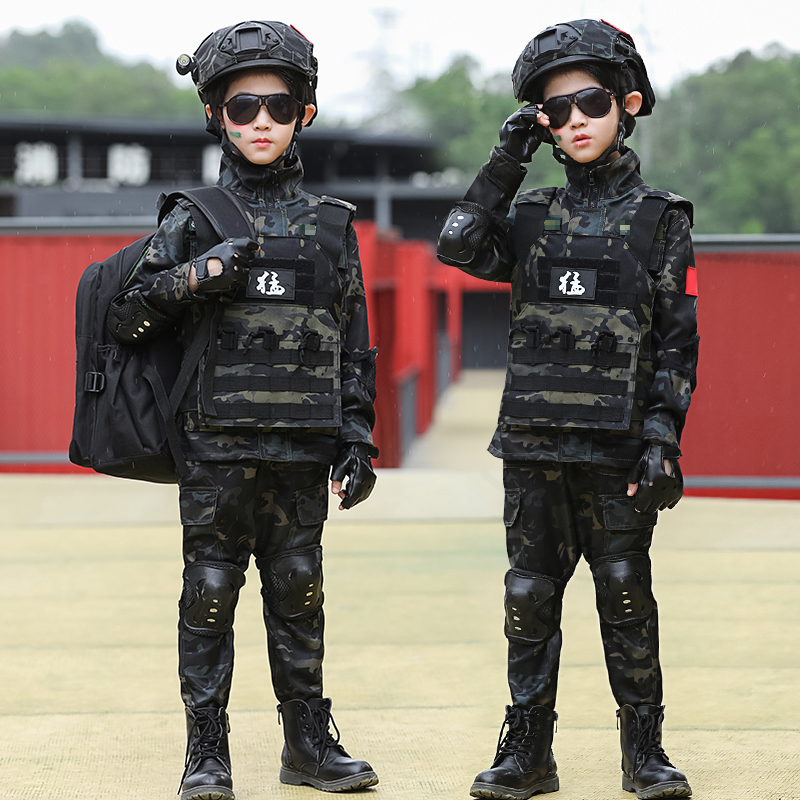 儿童迷彩服套装男童特种兵