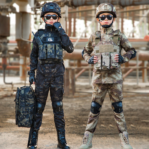 儿童迷彩服男女童特种兵套装