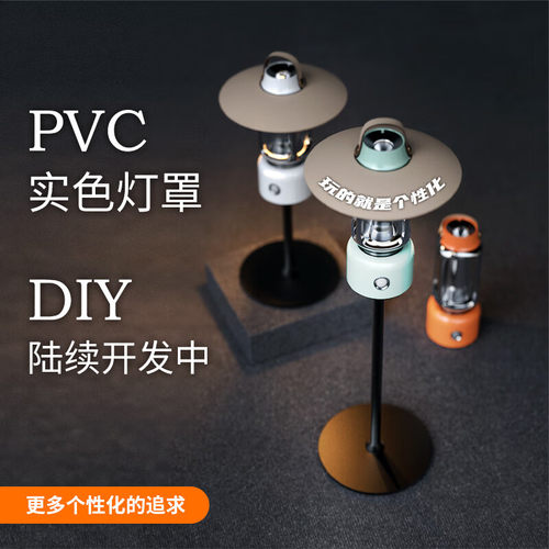 复古露营灯户外马灯充电野营灯氛围帐篷灯照明手提营地灯灰色+支|