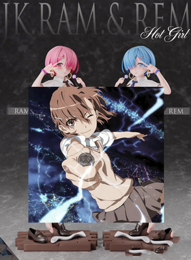 zozo翻模 荆棘 从零开始的异世界辣妹JK雷姆拉姆 1/6 GK雕像手办