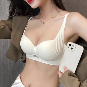 2024夏季新款小胸聚拢显大内衣女防下垂收副乳上托无痕文胸固定