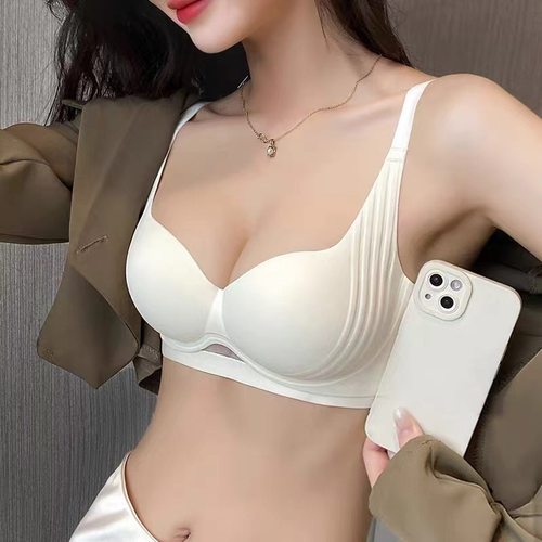 2024夏季新款小胸聚拢显大内衣女防下垂收副乳上托无痕文胸固定