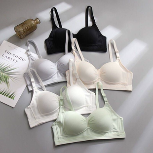 少女内衣女初中生高中生大学生小胸聚扰防下垂夏季薄款无钢圈文胸