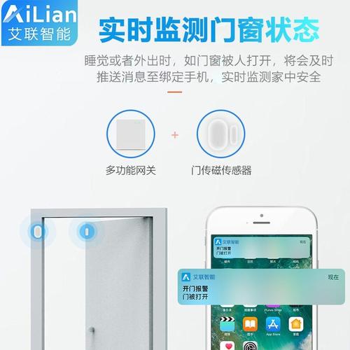 门窗磁报警器智能zigbee感应器开关门吸酒店家用防盗开门提醒器