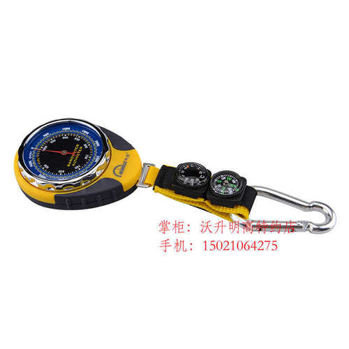 多功能指南针登山高度计车载表气压计温度计高户外bkt381仪明海拔